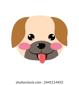 pit bull emoticon high collection yellow sticker emoticon