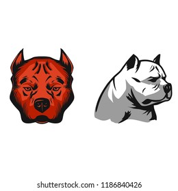 Pit bulls pair