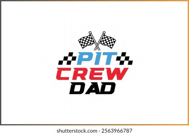 Pit Crew Dad - Race T-shirt design