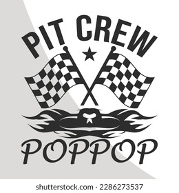 Pit Crew Svg, Race Family, Pit Crew, Racing sayings, Racing Quote, Car Race, Racing Gifts, Race Track Eps, Cricut file, Eps10 svg