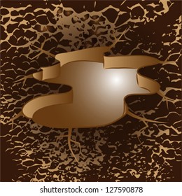 pit, hole, puddle, water on dark ground, background vector
