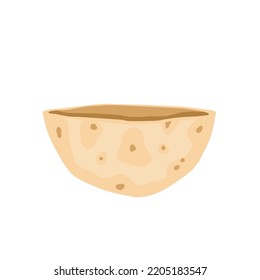Pita bread. Ingredient for making kebabs and burritos. Unleavened wheat cake