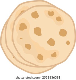 Pão de pita, fazer kebabs e burritos, tortilla fresca.