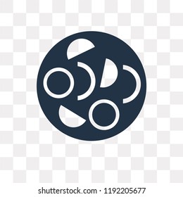 Pita Bread vector icon isolated on transparent background, Pita Bread transparency concept can be used web and mobile