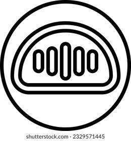 Pita Vector Icon Line Style