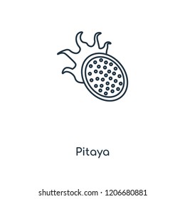 Pitaya concept line icon. Linear Pitaya concept outline symbol design. This simple element illustration can be used for web and mobile UI/UX.
