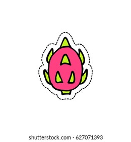 pitaya doodle icon