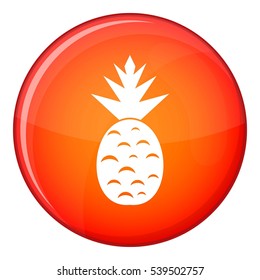 Pitaya, dragon fruit icon in red circle isolated on white background vector illustration