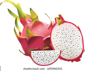 Pitaya, exotic fruit, tropical fruit