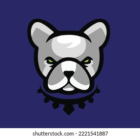 Pitbull coin meme crypto currency vector illustration