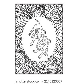 Pitbull Dog Coloring Page Interior Dog Coloring Page