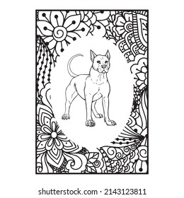 Pitbull Dog Coloring Page Interior Dog Coloring Page