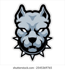 DESIGN DE LOGOTIPO PITBULL DOG MASCOT