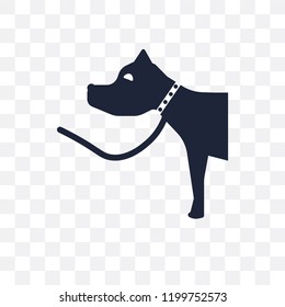 Pitbull dog transparent icon. Pitbull dog symbol design from Dogs collection. Simple element vector illustration on transparent background.