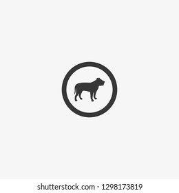 pitbull graphic element Illustration template design