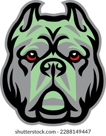 Pitbull Head Logo Vector Template Illustration Design. Mascot Transparent Dog Logo design Dog sport logo