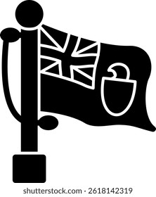 Pitcairn Islands national signal Flag Icon