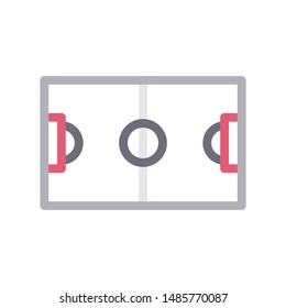 pitch colour line vector icon
