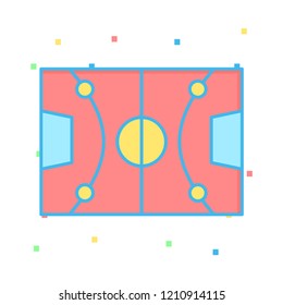 pitch   ground  court 