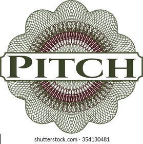 Pitch money style rosette