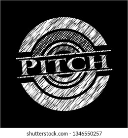 Pitch on blackboard