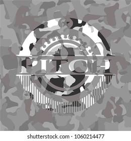Pitch on grey camo texture