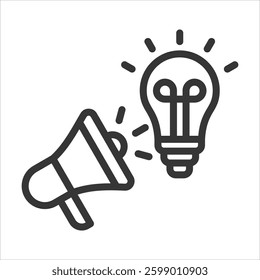 Pitch Outline Icon Vector Illustration