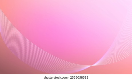 Pitch um fundo abstrato de malha gradiente rosa com linhas misturadas brancas onduladas bom para papel de parede ou banner