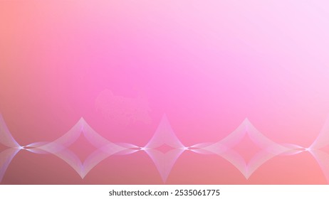 Fundo abstrato de malha de gradiente de Pitch e rosa decorado com curvas onduladas linhas misturadas agradável para papel de parede ou banner