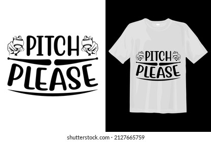 Pitch Please Svg T Shirt Design