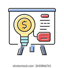pitch technical sales engineer color icon vector. pitch technical sales engineer sign. isolated symbol illustration