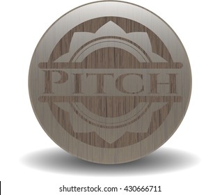 Pitch wood signboards