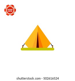 Pitched Tent Icon