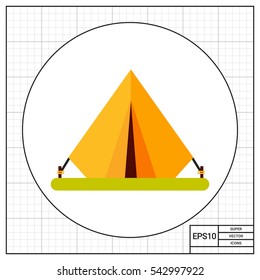 Pitched Tent Icon