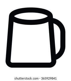 Pitcher Bold Line Vector Icon