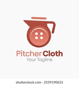 Pitcher Cloth Logo Design Template. Good for Business, Agency, Community and Organization.