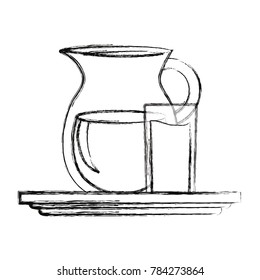pitcher and glass icon