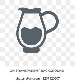 Pitcher icon. Pitcher design concept from Kitchen collection. Simple element vector illustration on transparent background.