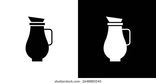 Pitcher icon of a flat style vector