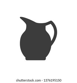 Pitcher icon on white background. Vector illustration