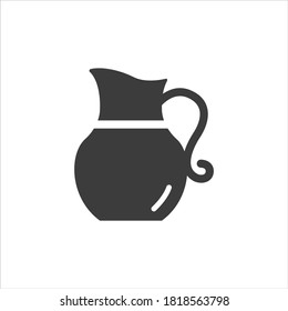 Pitcher-Symbol auf weißem Hintergrund