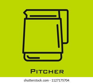 Pitcher icon signs