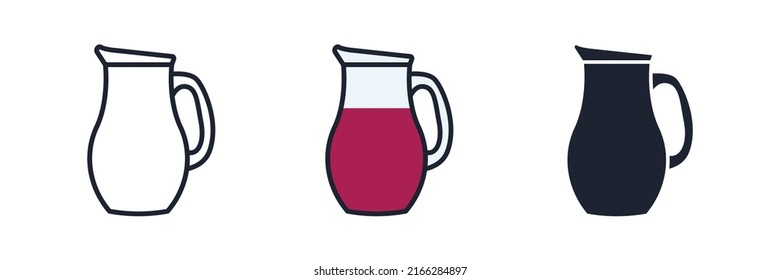 pitcher icon symbol template for graphic and web design collection logo vector illustration