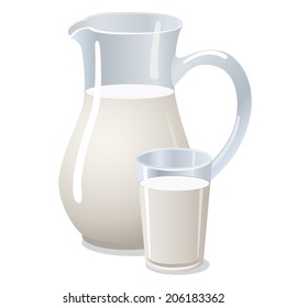  pitcher with milk