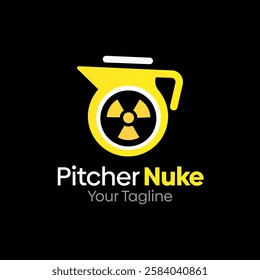 Pitcher Nuke Logo Design Template. Good for Business, Agency, Community and Organization