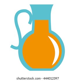 pitcher with orange liquid icon