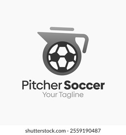 Pitcher Soccer Logo Design Template. Good for Business, Agency, Community and Organization.