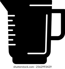 Pitcher Solid Style Icon Design