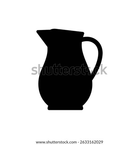 Pitcher with Spout and Handle Profile Design