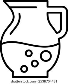 Pitcher Vector Icon Design Symbol